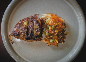 Plato del chef Antón Castro de Casa Gaibor.